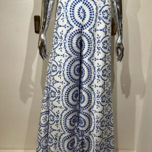 IMG-20250214-WA0055 Pantalón fluido ligero estampado - Azul