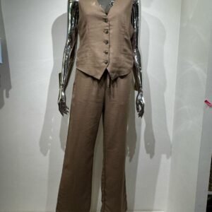 IMG-20250214-WA0061 Set chaleco pantalón Café