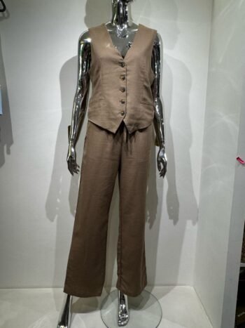 IMG-20250214-WA0061 Set chaleco pantalón Café