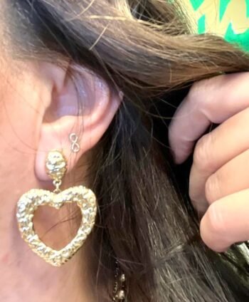 Aretes con forma de Corazón