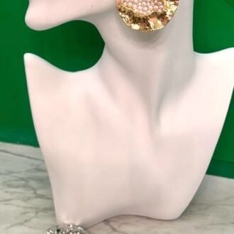 Maxi aretes con perlas