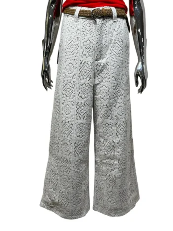 Pantalón crochet con cintuton