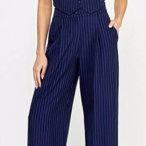 mar_00033_2 Set chaleco y pantalón rayas