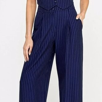 mar_00033_2 Set chaleco y pantalón rayas