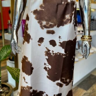 mar_00066 Falda Animal Print satinada