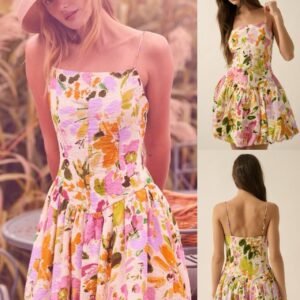 mar_00072 Vestido tipo globo con flores