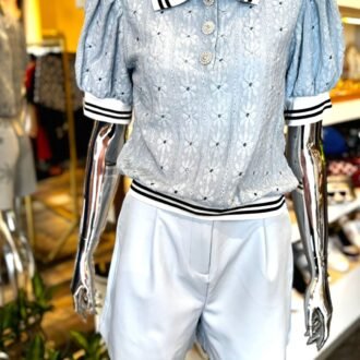 mar_00087 Blusa polo con aplicación