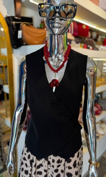 Chaleco botones cruzado