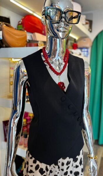 Chaleco botones cruzado