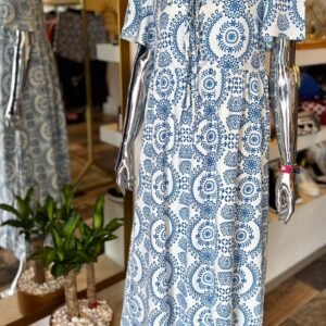 mar_00097 Vestido estampado con lazos al frente